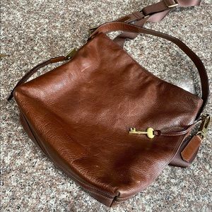 Fossil leather bag